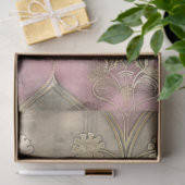 Brullende 20's Art Deco  Vervaagd Patronen Tissuepapier (Geschenk)