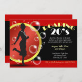 brullende 20's Flapper Meisje Giechelen Water Uitn Kaart (Voorkant / Achterkant)