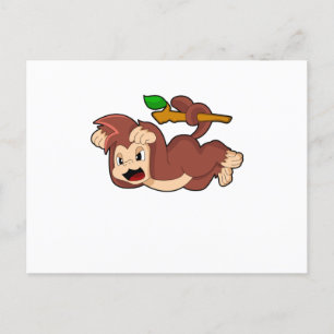 Brullende aap briefkaart