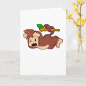 Brullende Aap Kaart (Gele Bloem)