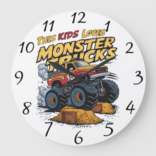 Brullende Behemoth rijdt op het vuil Grote Klok (Voorkant)