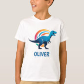 Brullende Blauwe T-Rex Persoonlijk T-shirt (Voorkant)