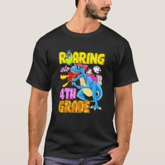 Brullende dinosaurus naar leraren van groep 6 kind t-shirt
