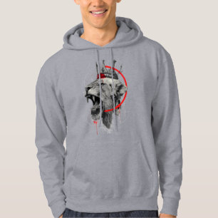 Brullende Gekroonde Leeuw Trash Polka Hoodie