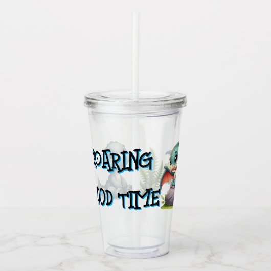 Brullende goede tijd acryl drinkbeker (Voorkant)