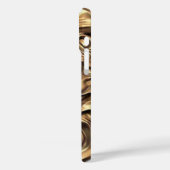 Brullende gouden leeuw hoofd telefoonhoesje Case-Mate iPhone case (Achterkant / Links)