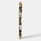 Brullende gouden leeuw hoofd telefoonhoesje Case-Mate iPhone case (Achterkant / Rechts)