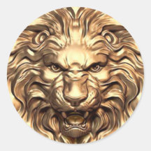 Brullende Gouden Leeuwenkop