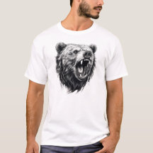 Brullende Grizzly Wildlife Animal Natuur Classic