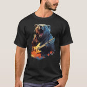 Brullende Grizzly Wildlife Animal Natuur Classic T-shirt (Voorkant)