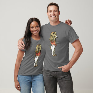 Brullende Humor: Rokende Leeuw Cartoon T-shirt