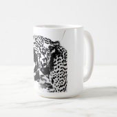 Brullende Jaguar Koffiemok (Voorkant rechts)