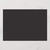 Brullende Jaren Twintig Trompet Trouwkaart Save th Save The Date (Achterkant)