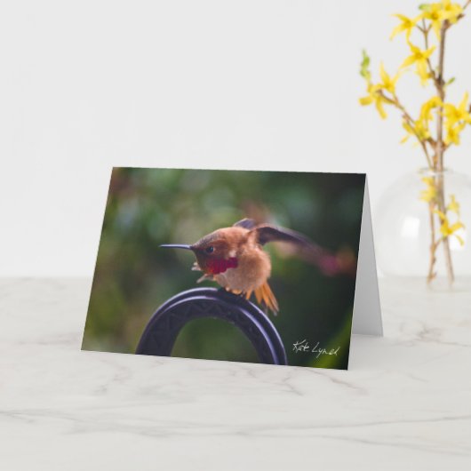 brullende Kaart (Gele Bloem)