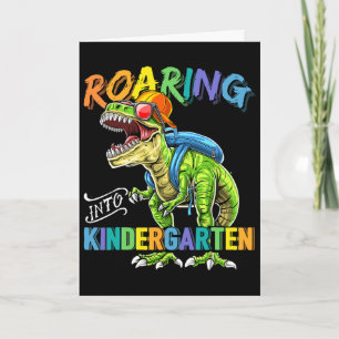 Brullende kleuterschool Dinosaur T Rex terug naar Kaart