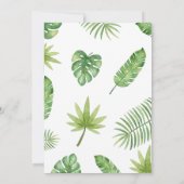 Brullende Leeuw Baby shower Kaart (Achterkant)