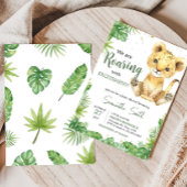 Brullende Leeuw Baby shower Kaart