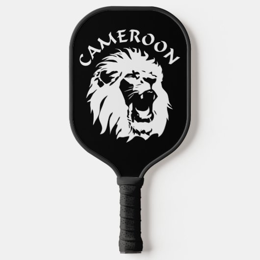 Brullende Leeuw Gezicht - Kameroen Pickleball Paddle (Voorkant)