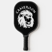 Brullende Leeuw Gezicht - Kameroen Pickleball Paddle (Achterkant)