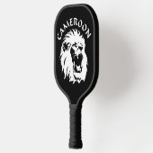 Brullende Leeuw Gezicht - Kameroen Pickleball Paddle (Links)