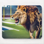 brullende leeuw in Football stadion Muismat (Voorkant)