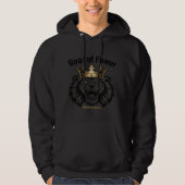 Brullende Leeuw Kroon Hoodie – King Modus Geactive (Voorkant)