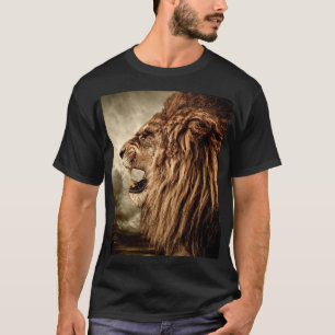Brullende Leeuw: Majestueuze  kunst. T-shirt