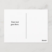 Brullende leeuw met de Israëlische vlag van de Dav Briefkaart (Achterkant)