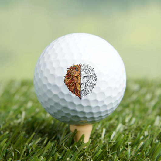 Brullende Leeuwenkop Custom Golfballen (Insitu Shirt)