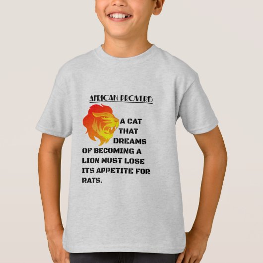 Brullende Leeuwenkop T-shirt (Voorkant)