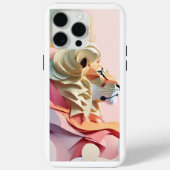 Brullende Majesteit Leeuw iPhone Case (Achterkant)