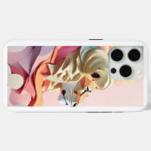 Brullende Majesteit Leeuw iPhone Case (Achterkant (horizontaal))