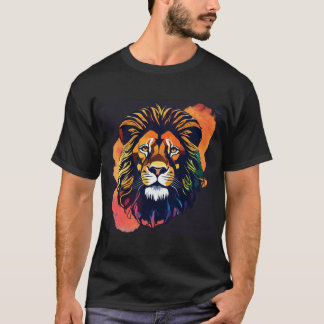 Brullende Majesteit: Lion Head T-shirt