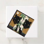 Brullende Pumas Harten Bedankjes Labels (In situ)