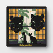 Brullende Pumas Harten Fotoplaat (Voorkant)