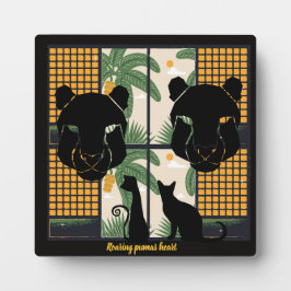 Brullende Pumas Harten Fotoplaat