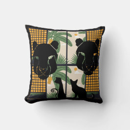 Brullende Pumas Harten Kussen