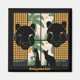 Brullende Pumas Harten Magneet