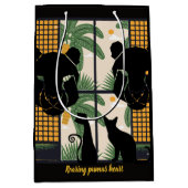 Brullende Pumas Harten Medium Cadeauzakje (Voorkant)