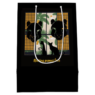 Brullende Pumas Harten Medium Cadeauzakje