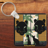 Brullende Pumas Harten Sleutelhanger (Voorkant)