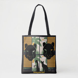 Brullende Pumas Harten Tote Bag