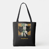 Brullende Pumas Harten Tote Bag (Achterkant)