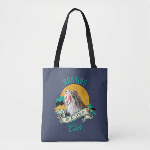 Brullende Sundown Club Sabeltandtijger Tote Bag
