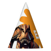Brullende T-Rex Verjaardag Aangepaste Dino Feestj Feesthoedjes (Links)