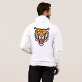 Brullende Tijger Kop-25818 Hoodie (Achterkant volledig)