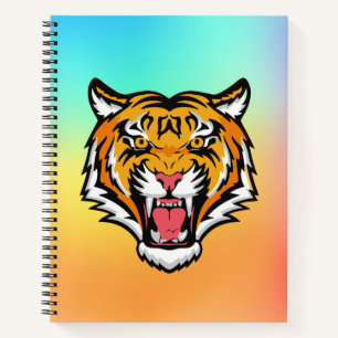 Brullende Tijger Kop-25818 Notitieboek