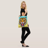 Brullende Tijger Kop-25818 Tote Bag (Op model)