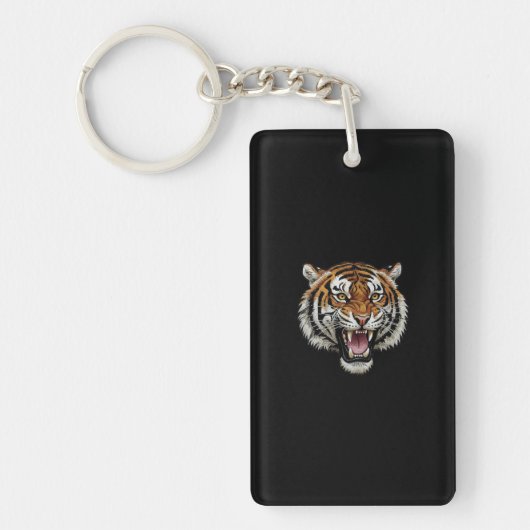 Brullende Tijger Sleutelhanger (Voorkant)