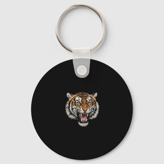 Brullende Tijger Sleutelhanger (Voorkant)